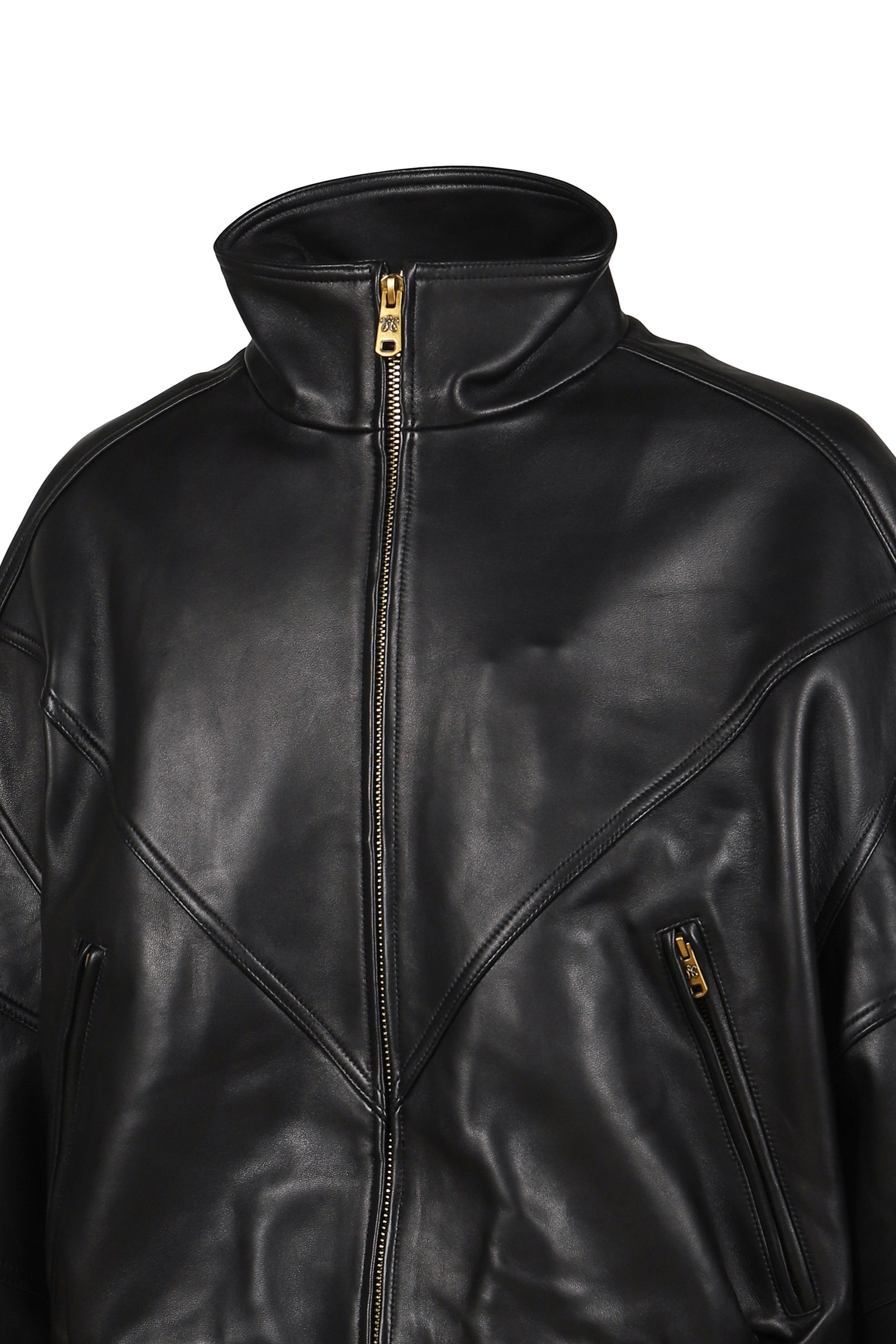 RUFF RIDER LEATHER JACKET / BLK 