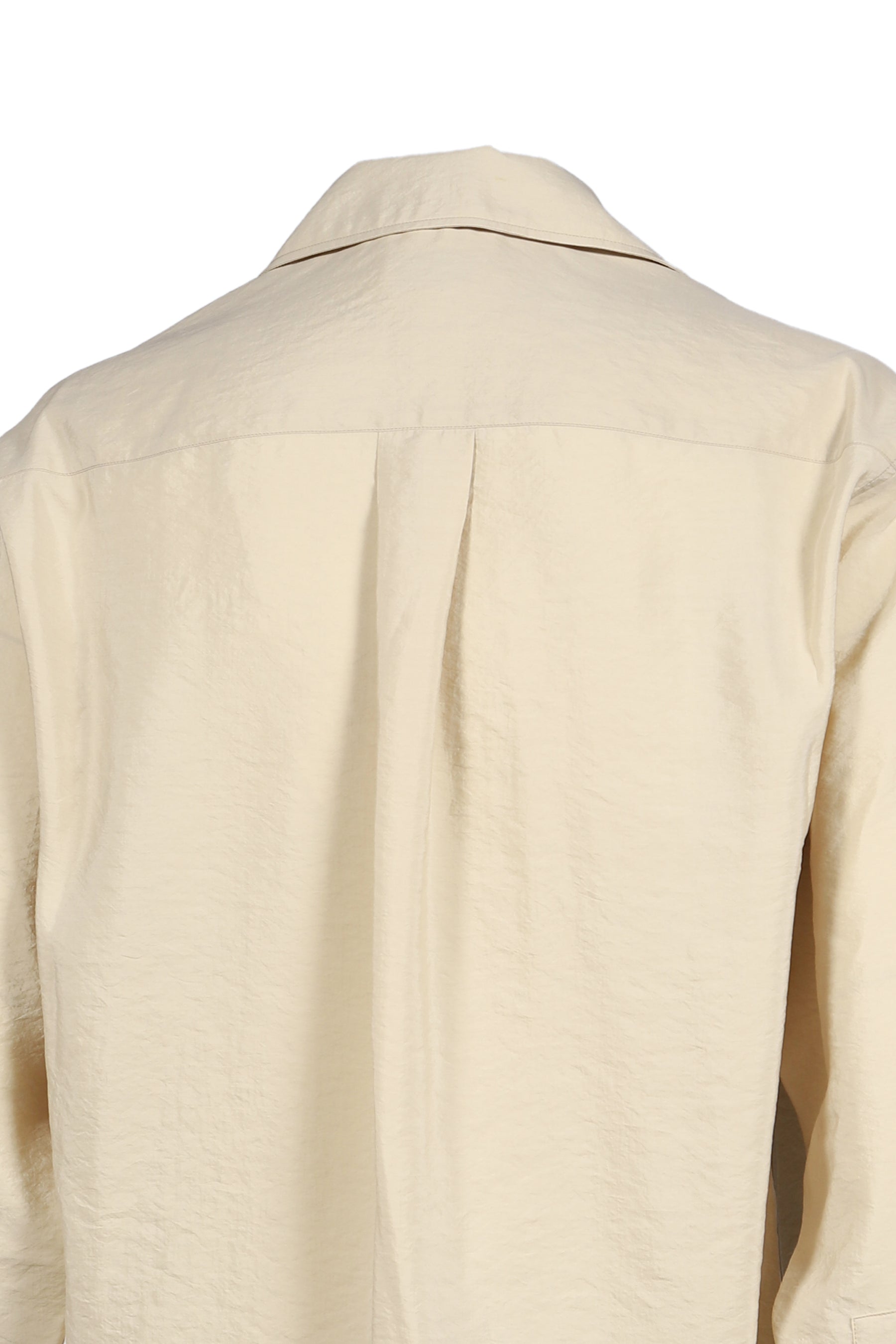 CONVERTIBLE COLLAR SHIRT / OAT MILK