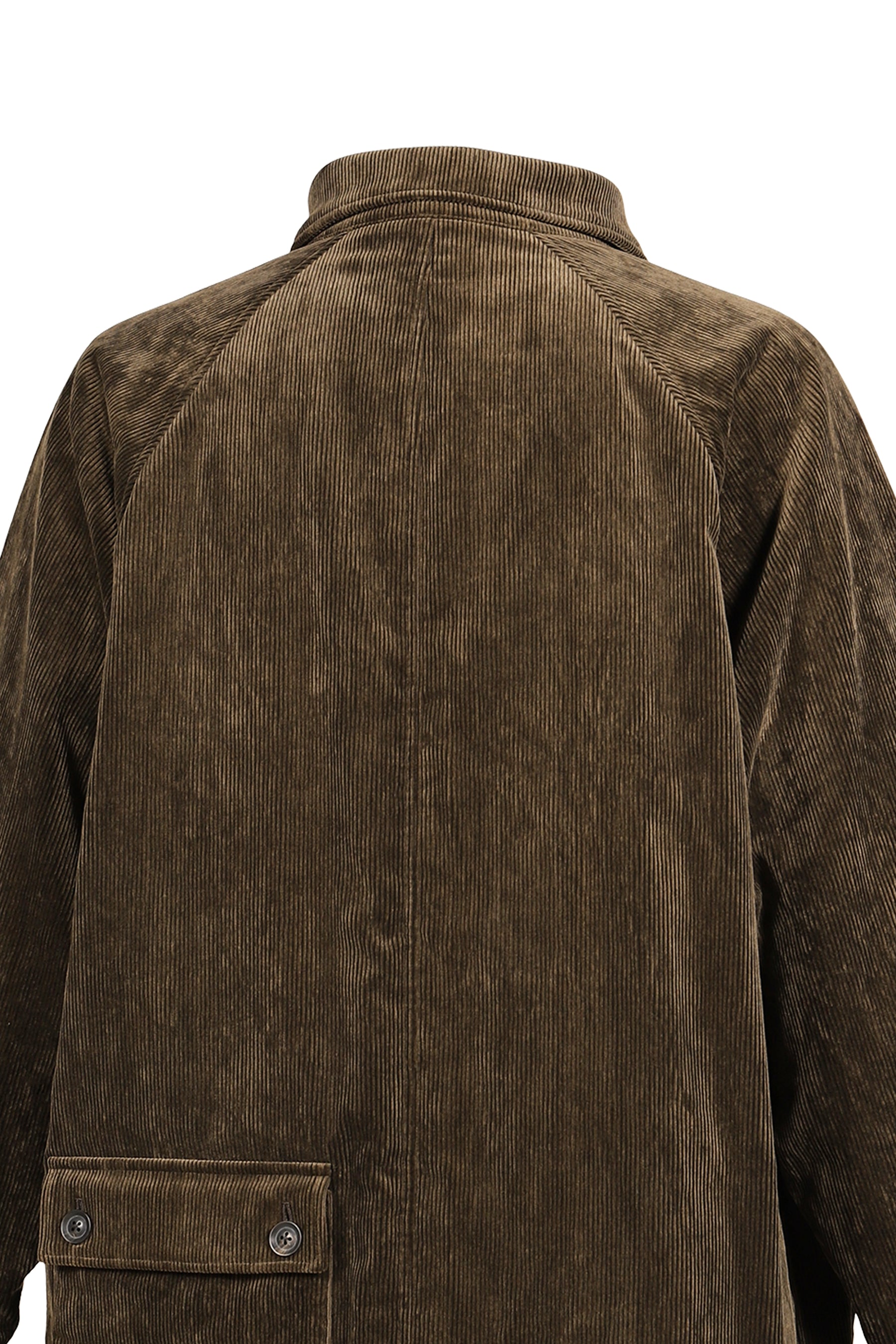 CORDUROY 6 BUTTON RAGLAN JACKET / BRW