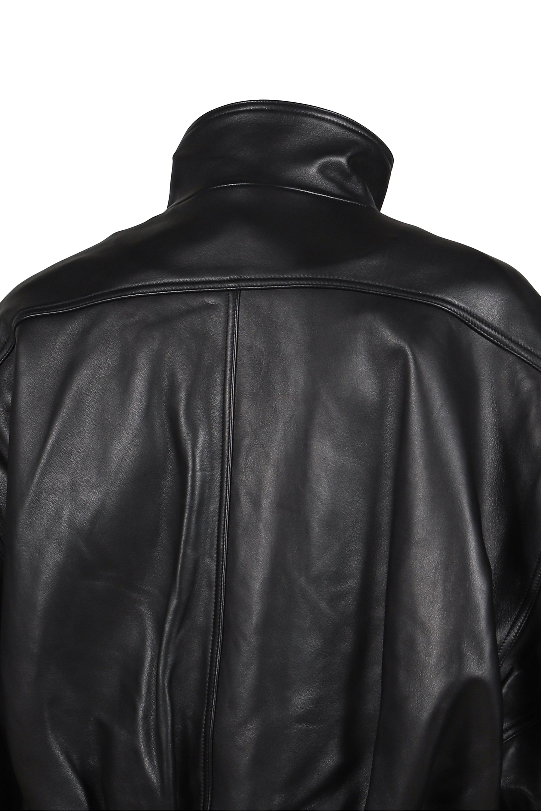 RUFF RIDER LEATHER JACKET / BLK 