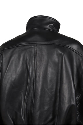 RUFF RIDER LEATHER JACKET / BLK 