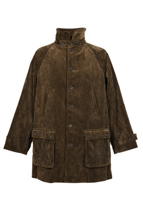 CORDUROY 6 BUTTON RAGLAN JACKET / BRW