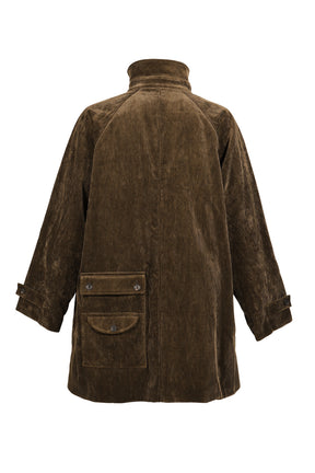 CORDUROY 6 BUTTON RAGLAN JACKET / BRW