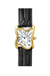 Laphont FW25 Square Melting Watch Large / Gold White Black - Nubian