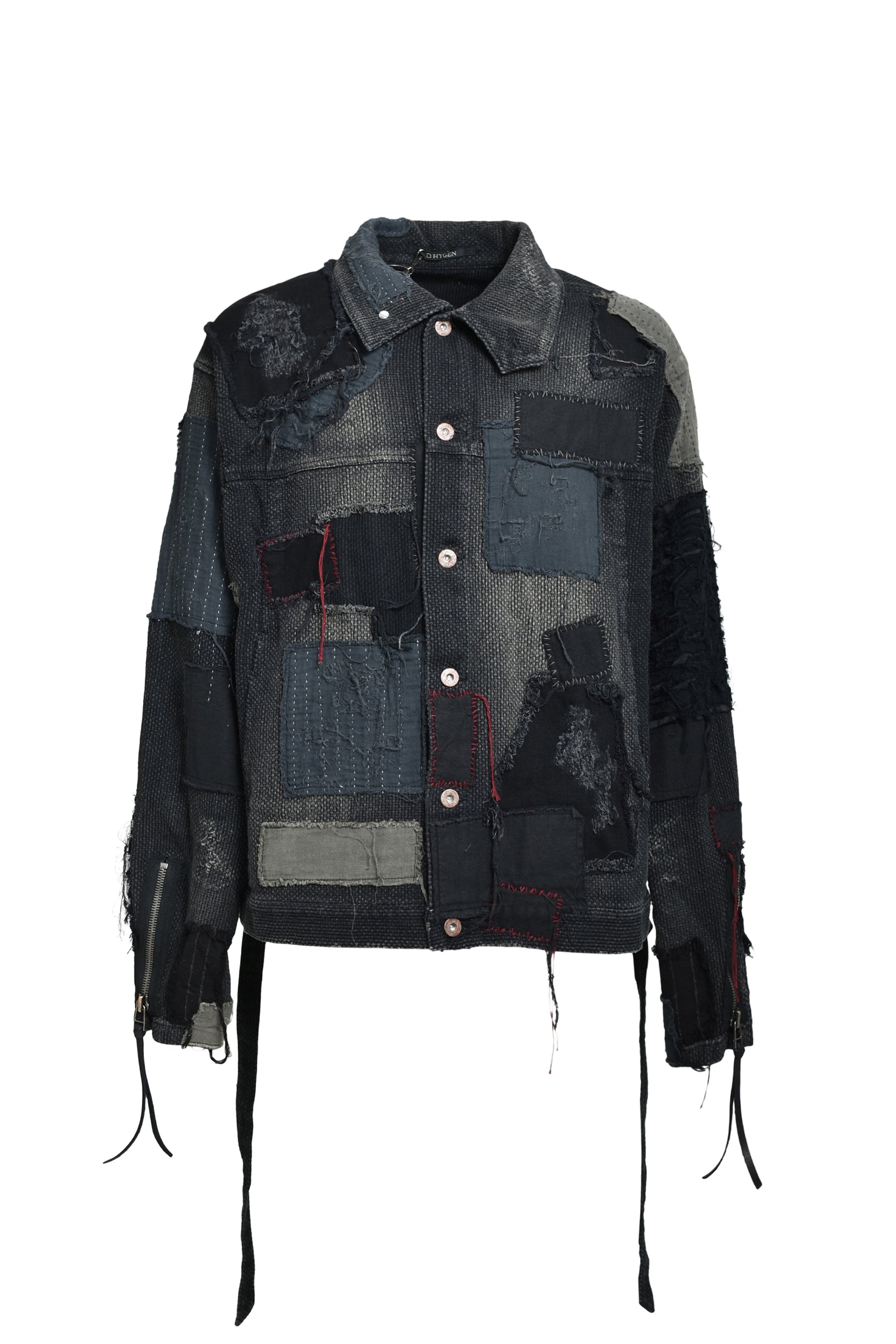 CRUST SASHIKO JACQUARD JACKET / BLK