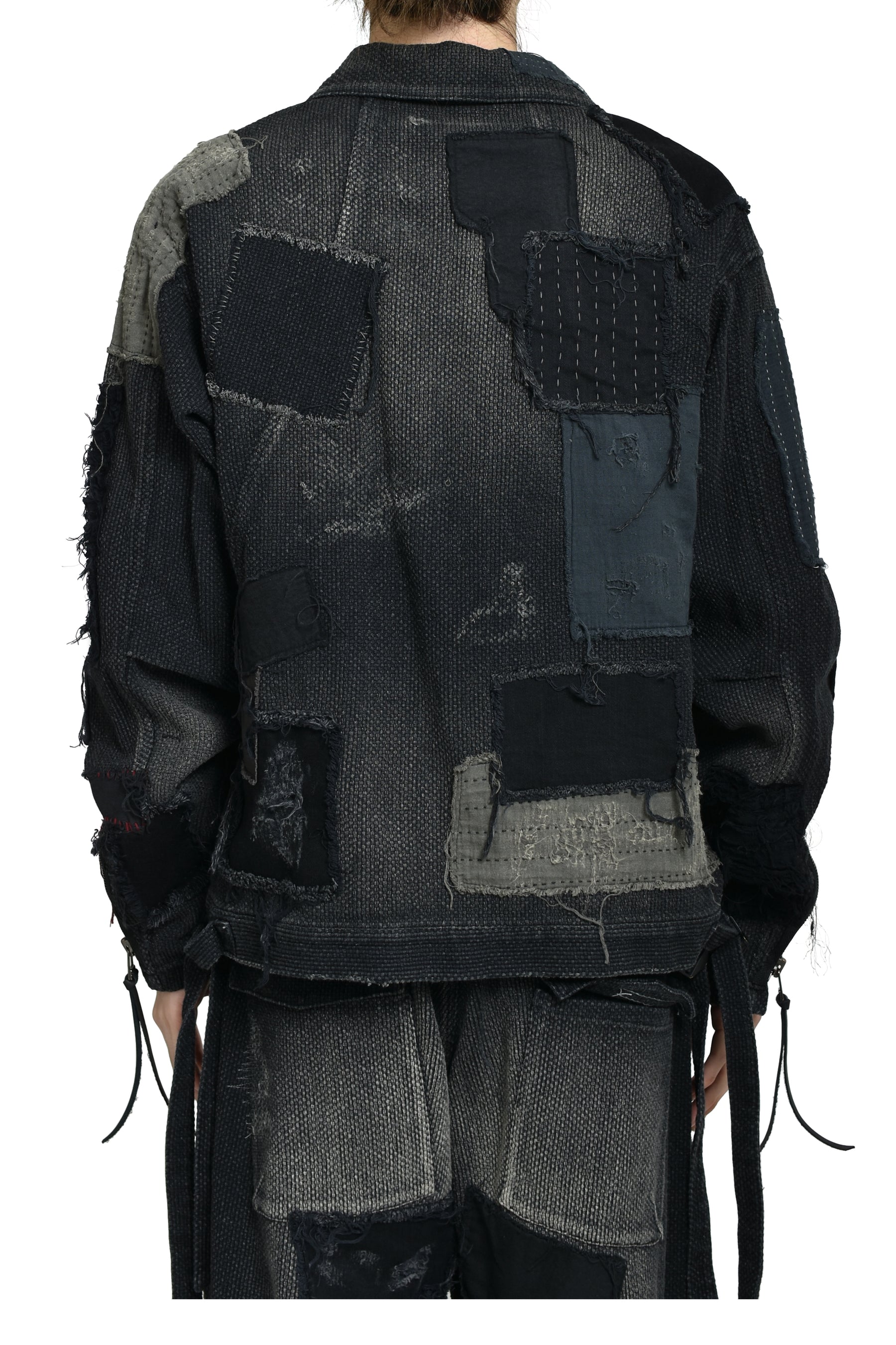 CRUST SASHIKO JACQUARD JACKET / BLK