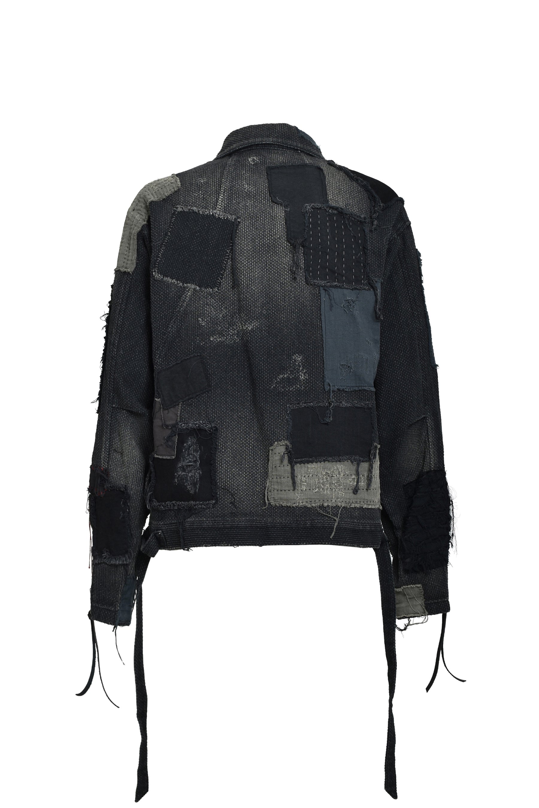 CRUST SASHIKO JACQUARD JACKET / BLK