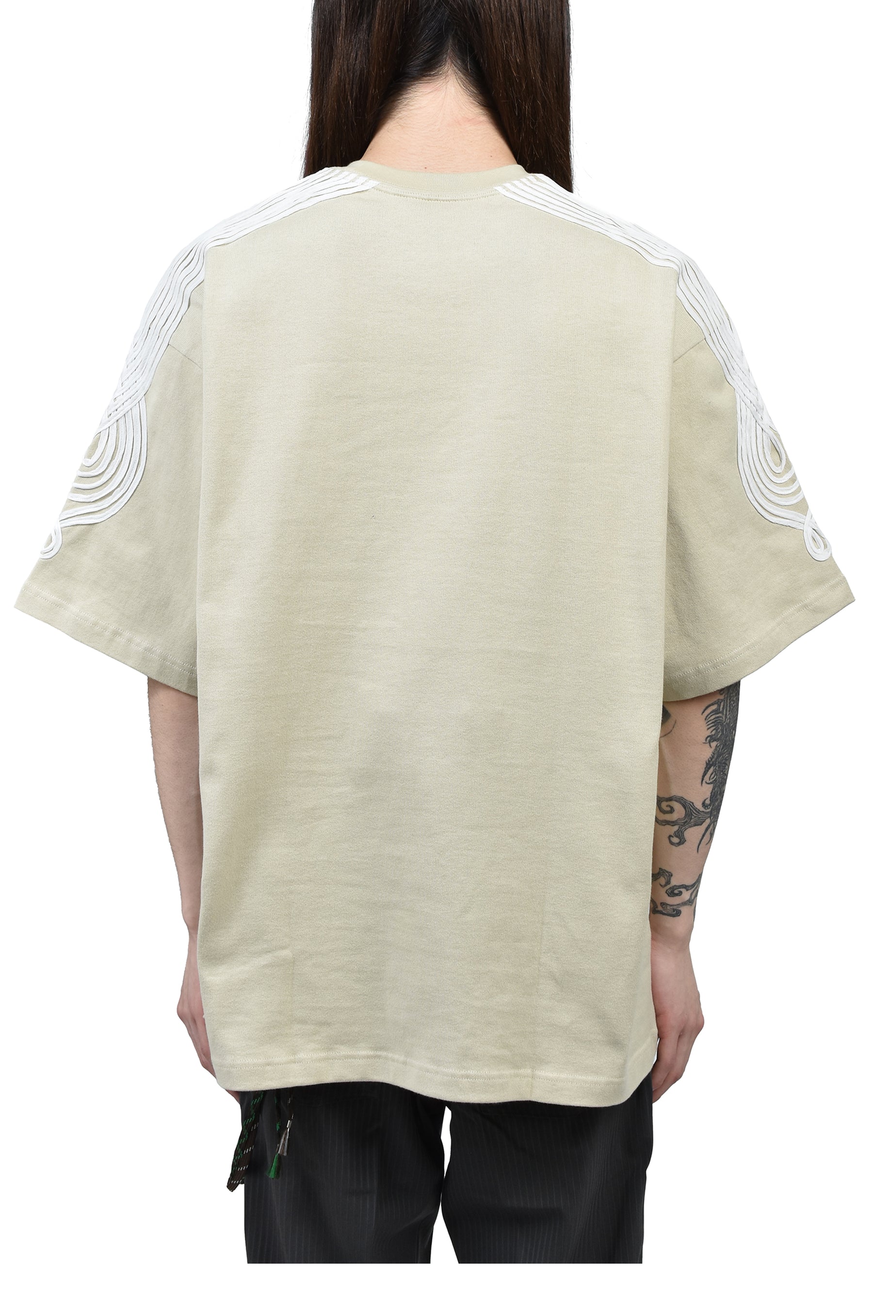 APPLIQUE'' GYM TEE / OVERDYE BEI