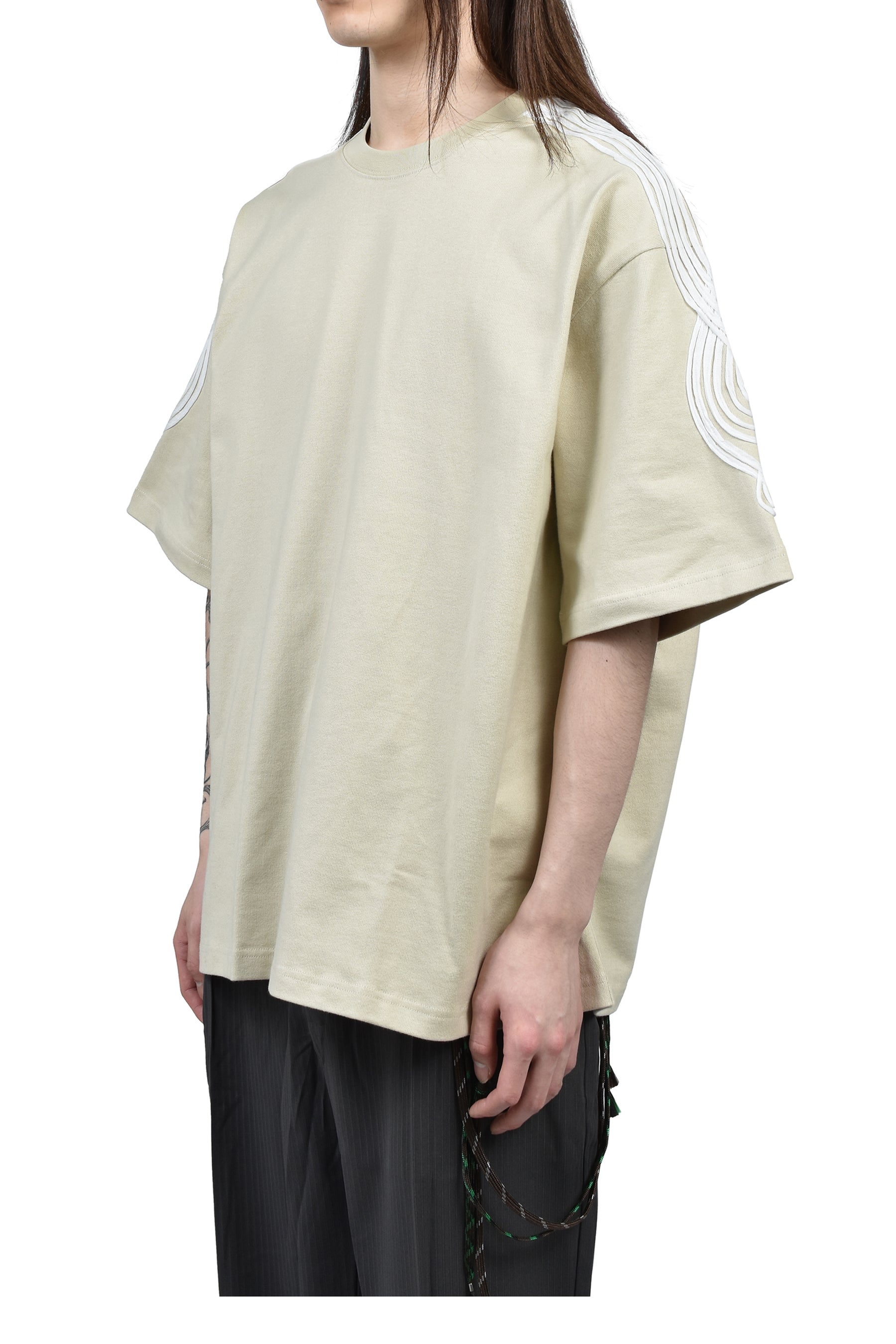 APPLIQUE'' GYM TEE / OVERDYE BEI