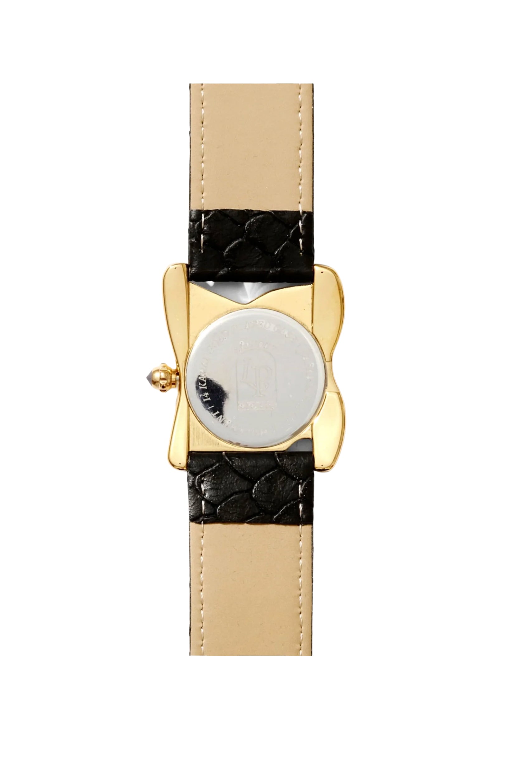 Laphont FW25 Square Melting Watch Large / Gold White Black - Nubian