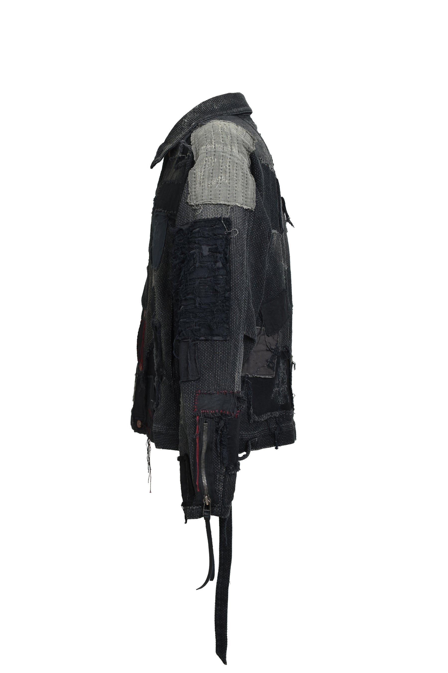 CRUST SASHIKO JACQUARD JACKET / BLK