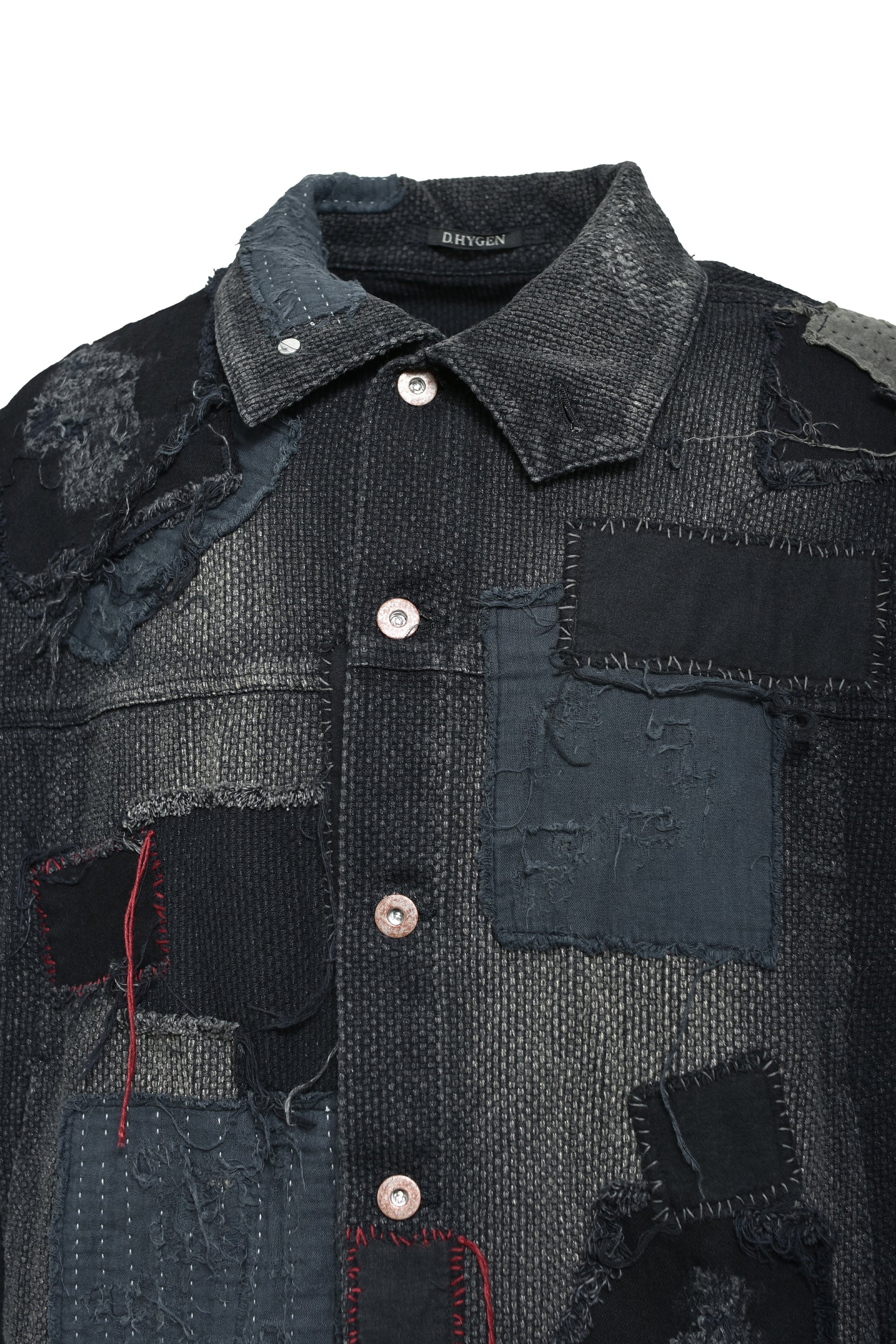 CRUST SASHIKO JACQUARD JACKET / BLK