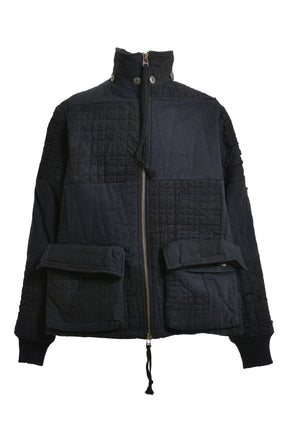 Greg Lauren BLACK SCRAPWORK RETRO PUFFY / BLK