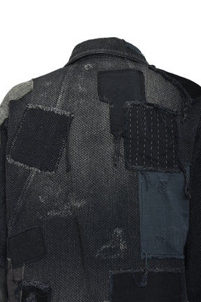 CRUST SASHIKO JACQUARD JACKET / BLK