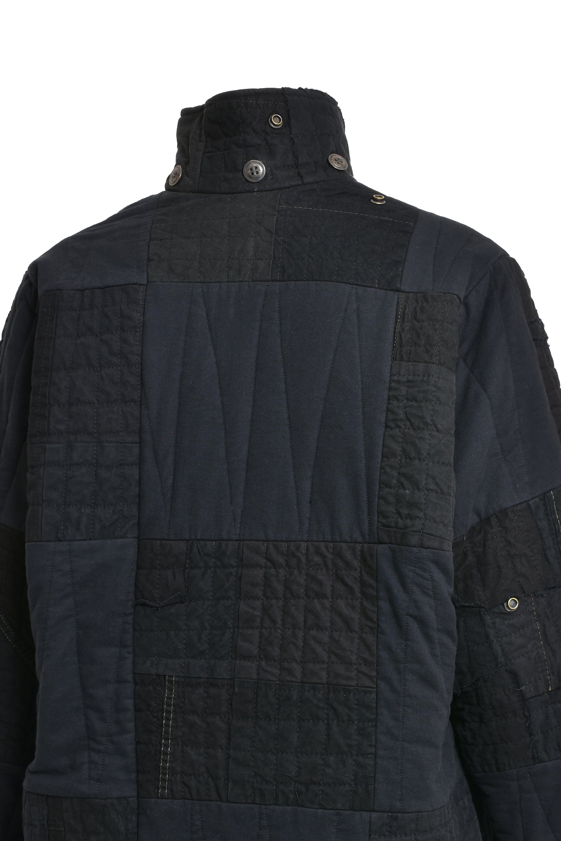 Greg Lauren BLACK SCRAPWORK RETRO PUFFY / BLK