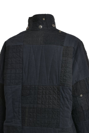 Greg Lauren BLACK SCRAPWORK RETRO PUFFY / BLK