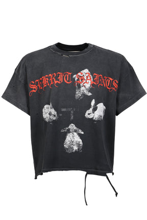 IRON BUNNY T-SHIRT / VINTAGE BLK
