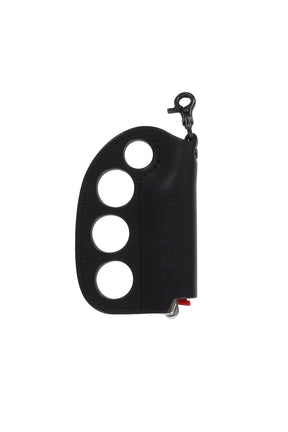 BLACKMEANS LEATHER KNUCKLE LIGHTER CASE / BLK