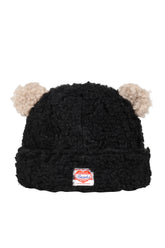 BEAR BEANIE / BLK×BRW