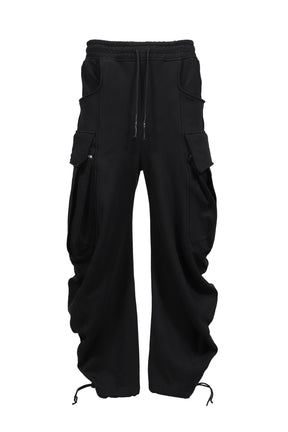 CARGO X4 SWEATPANTS JERSEY / BLK