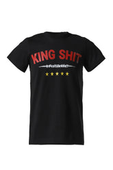 KING SHIT ANGRY ZIP TEE BLACK / BLK