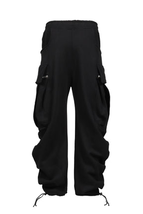 CARGO X4 SWEATPANTS JERSEY / BLK