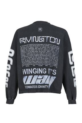 DIVINITY PAPER GARDEN LS TEE / FADED BLK