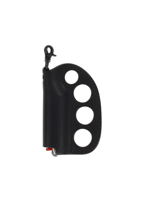 BLACKMEANS LEATHER KNUCKLE LIGHTER CASE / BLK
