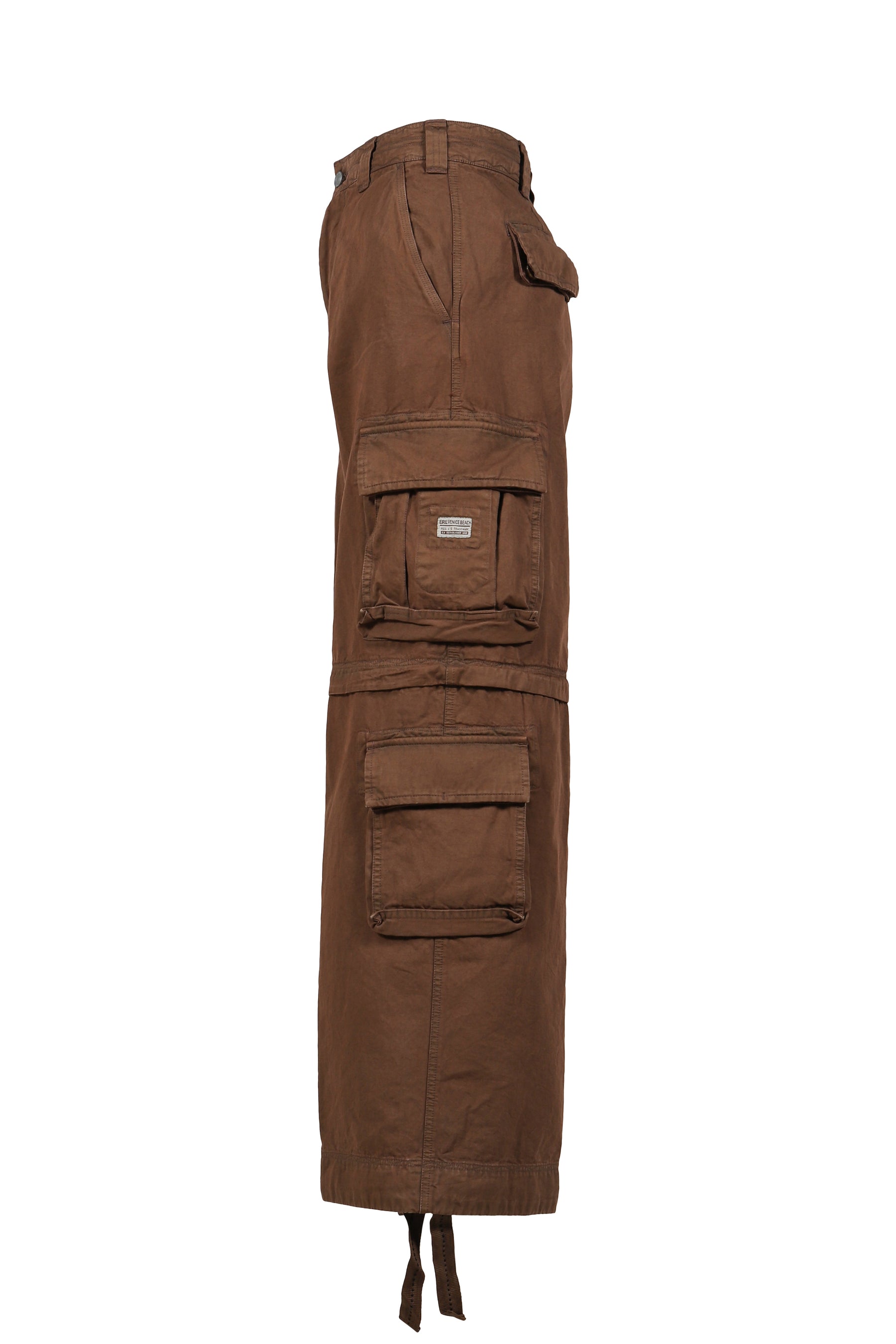 ZIP-OFF CARGO PANTS WOVEN / BRW