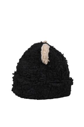 BEAR BEANIE / BLK×BRW