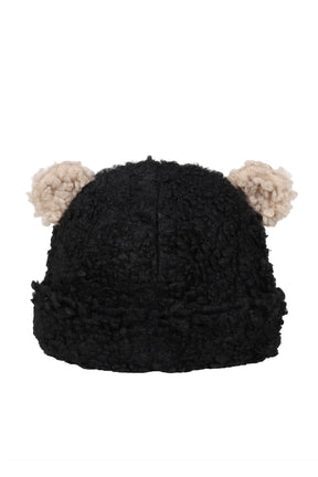 BEAR BEANIE / BLK×BRW