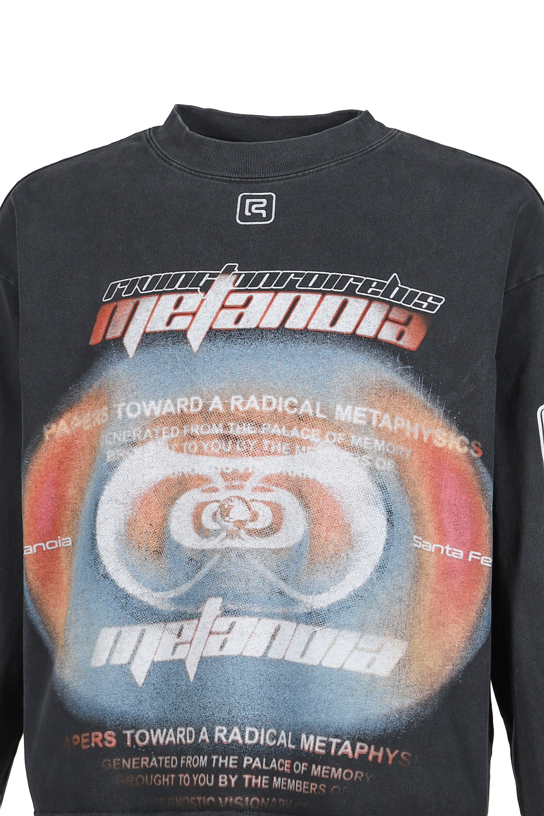 DIVINITY PAPER GARDEN LS TEE / FADED BLK