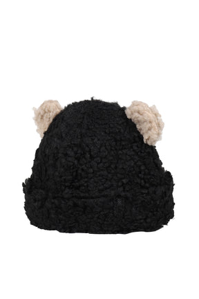 BEAR BEANIE / BLK×BRW