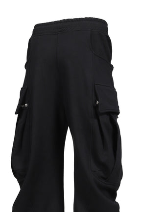 CARGO X4 SWEATPANTS JERSEY / BLK