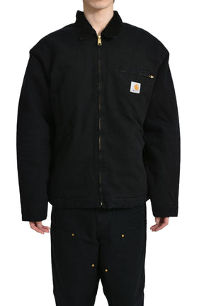 OG DETROIT JACKET -AGED CANVAS- / BLK BLK