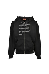 INTERNET SCAMS HOODIE / BLK
