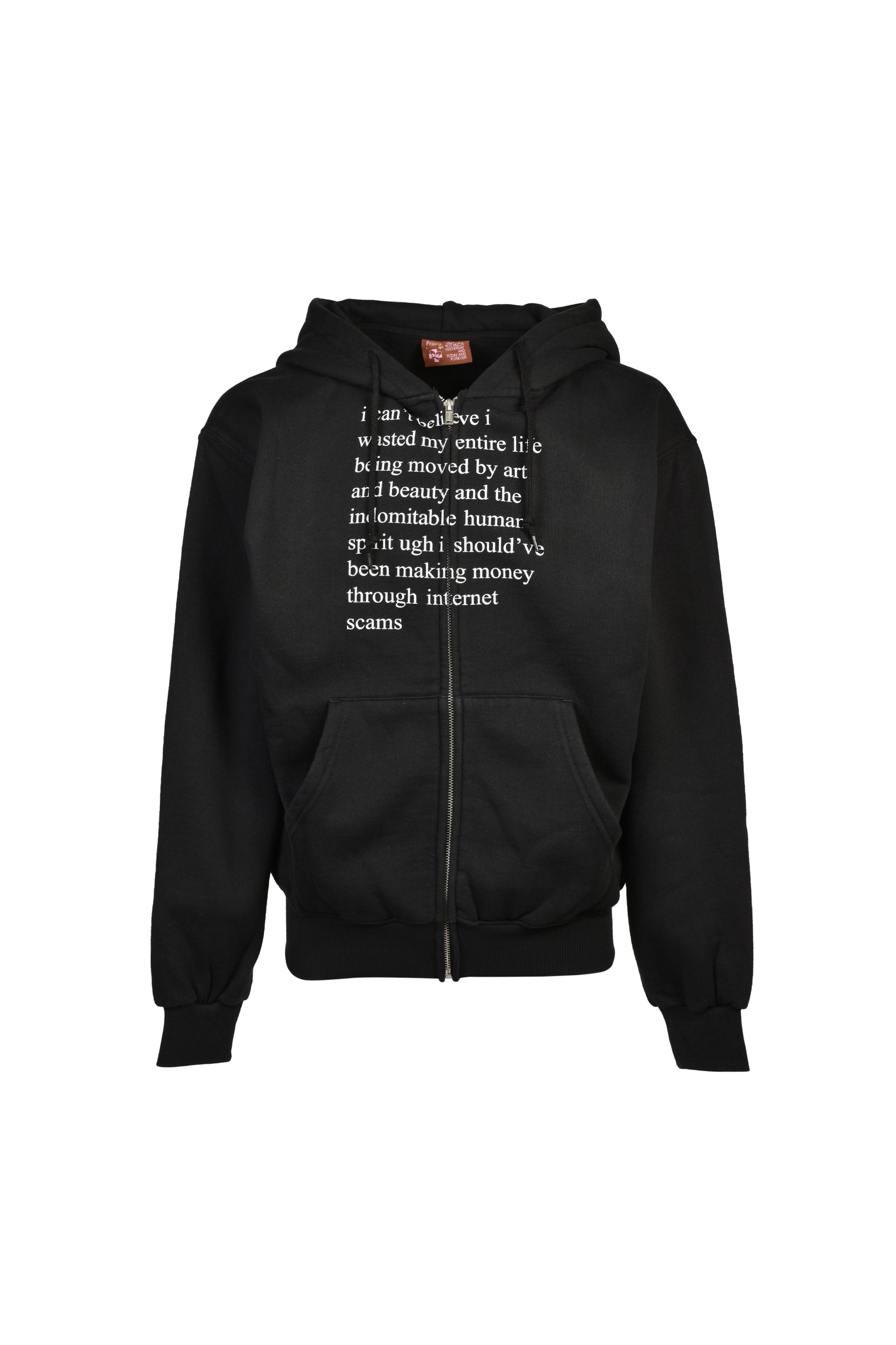 INTERNET SCAMS HOODIE / BLK