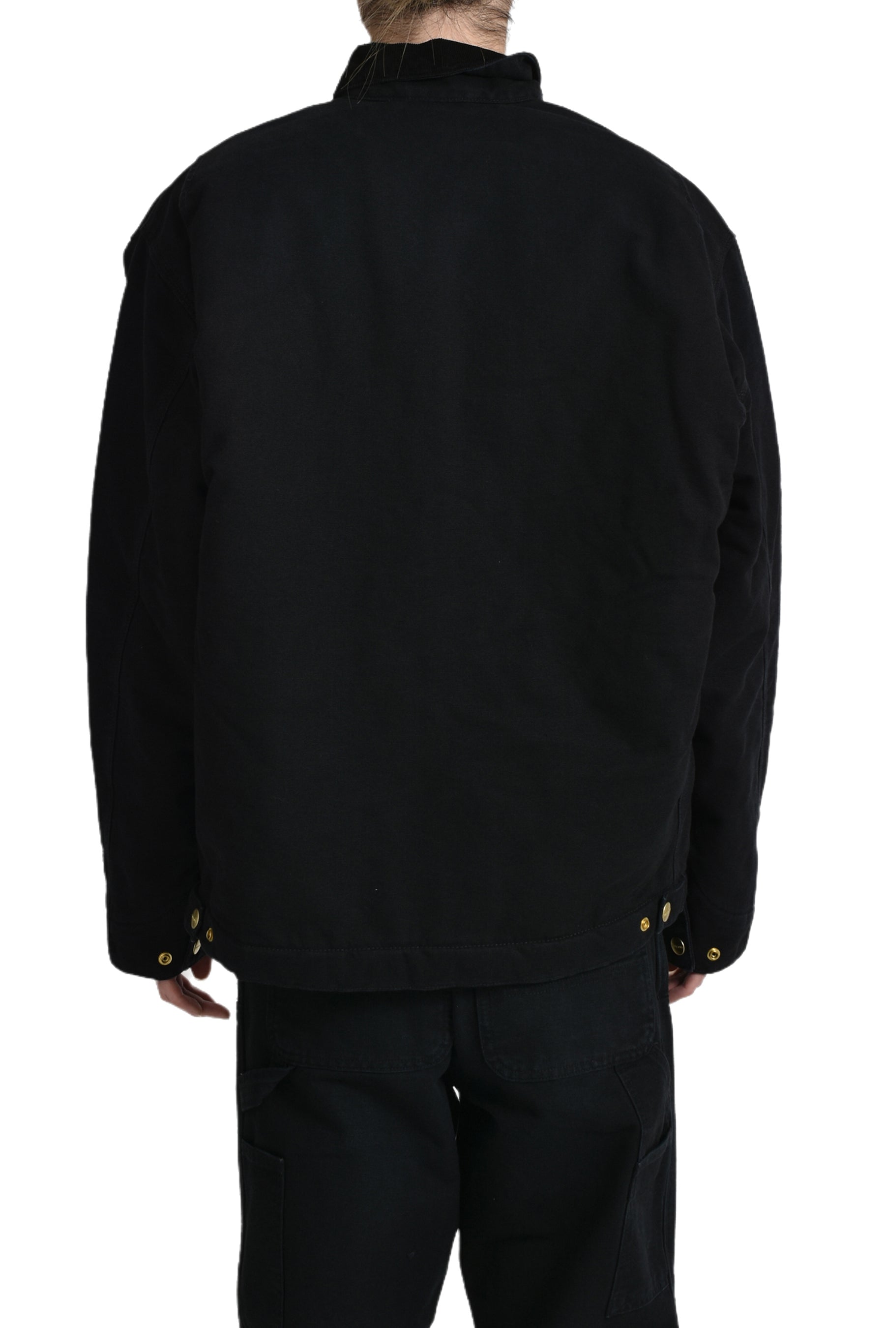 OG DETROIT JACKET -AGED CANVAS- / BLK BLK