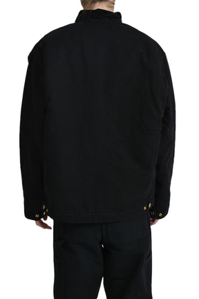 OG DETROIT JACKET -AGED CANVAS- / BLK BLK