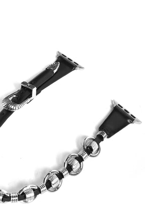 TOGA TOO RING METAL WATCH BELT / BLK