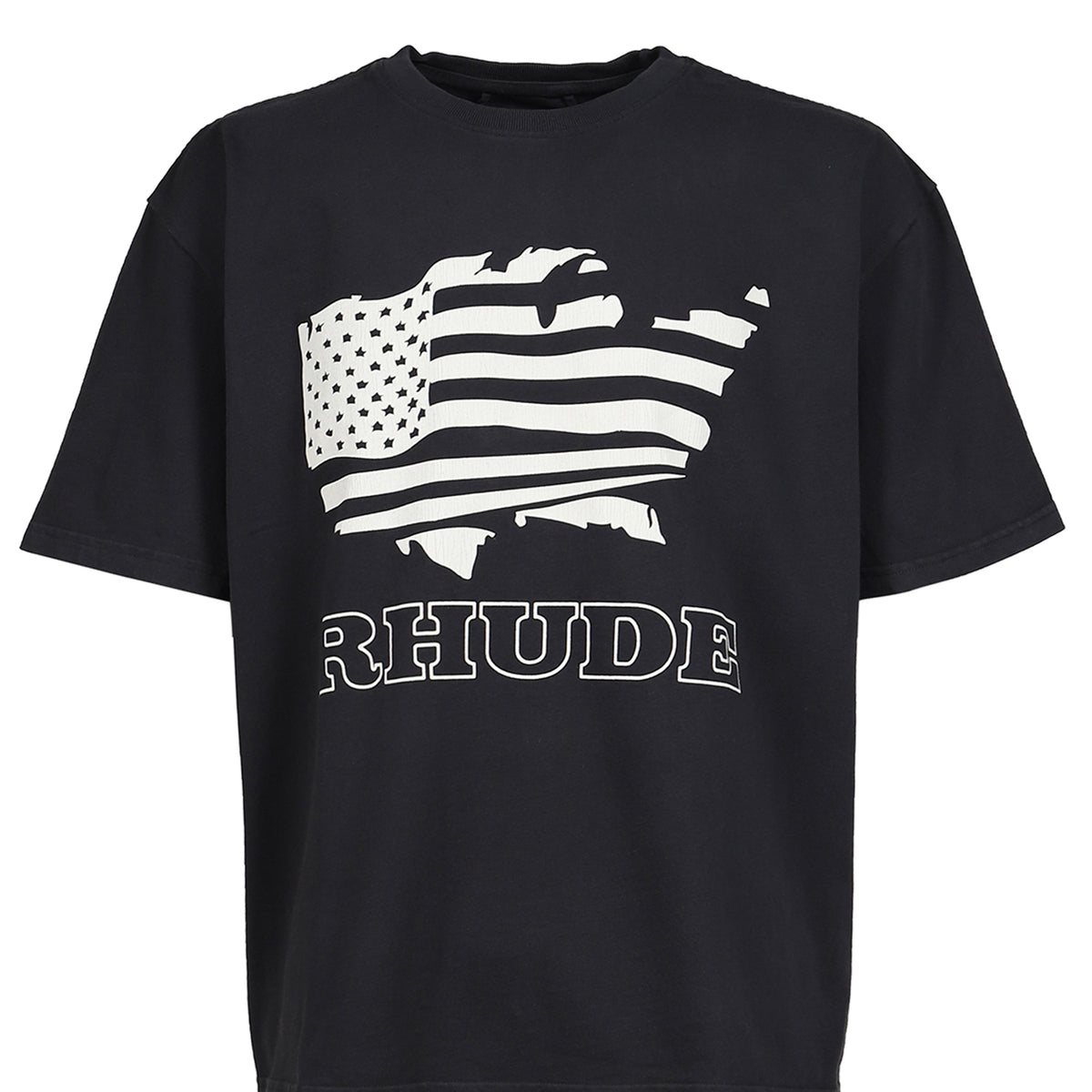 RHUDE ルード SS26 RHUDE BANNER TEE / BLK - NUBIAN ヌビアン