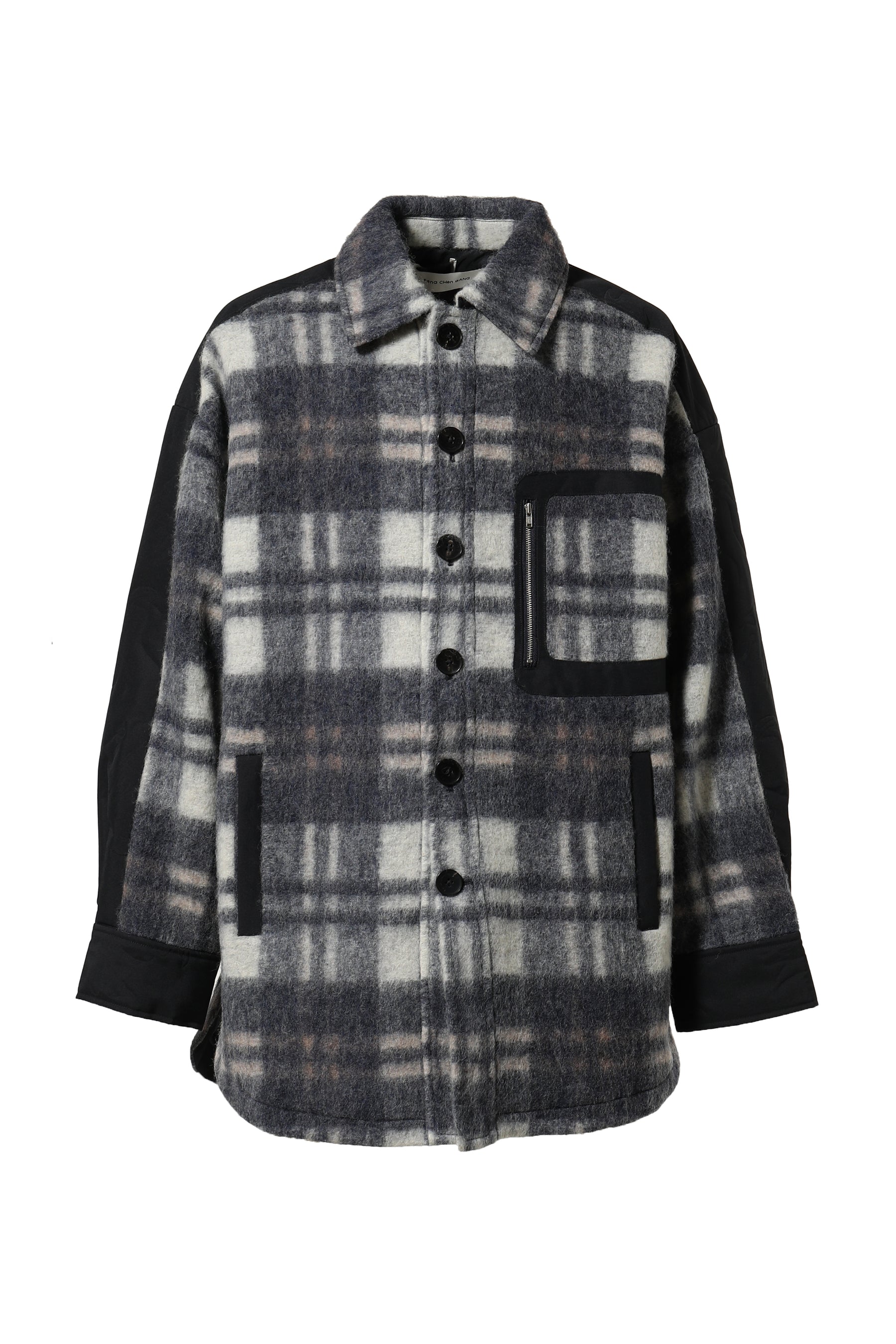 FenG CHen WANG フェンチェンワンFW23 FLANNEL SHIRT WITH QUILT