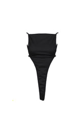 SQUARED BODYSUIT / BLK