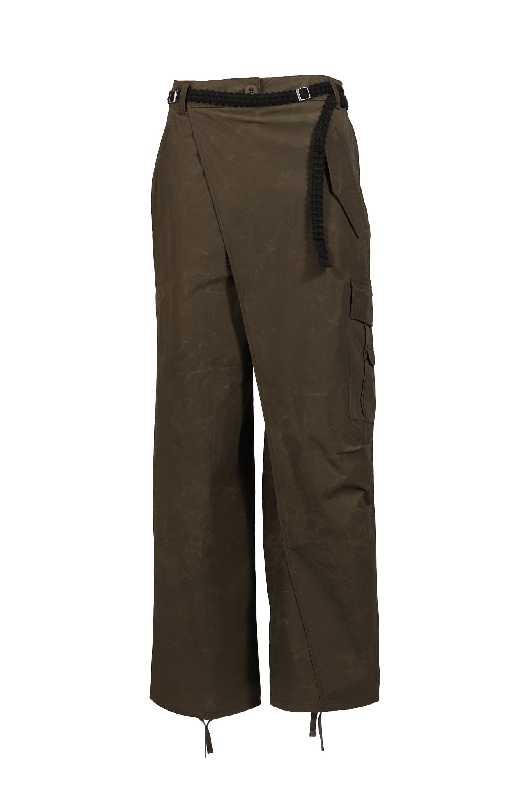CARGO WRAP PANTS / TAUPE