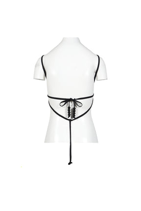 SQUARED BODYSUIT / BLK