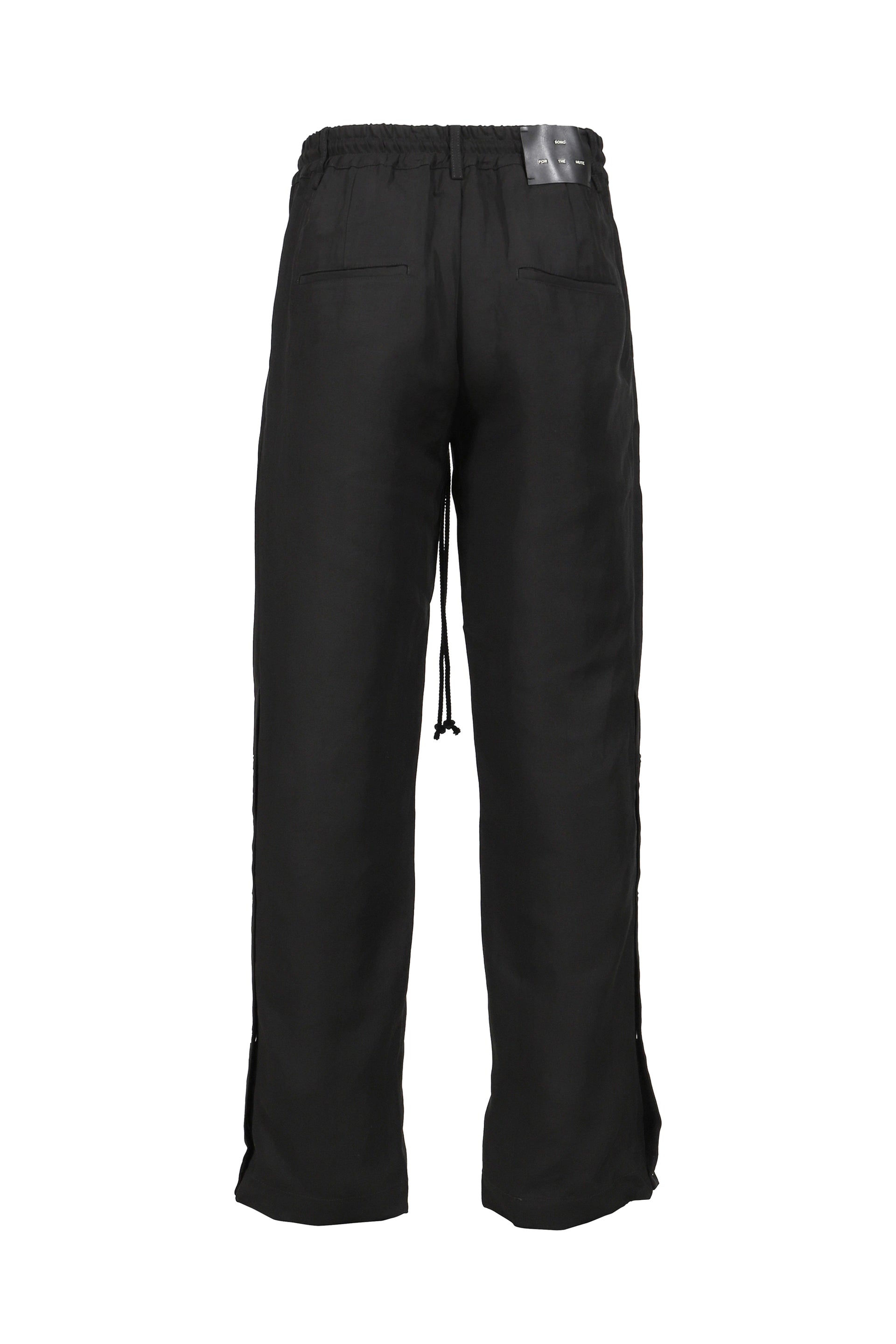 STUDDED TRACK PANT / BLK