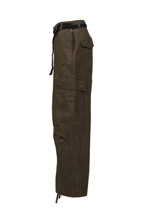 CARGO WRAP PANTS / TAUPE
