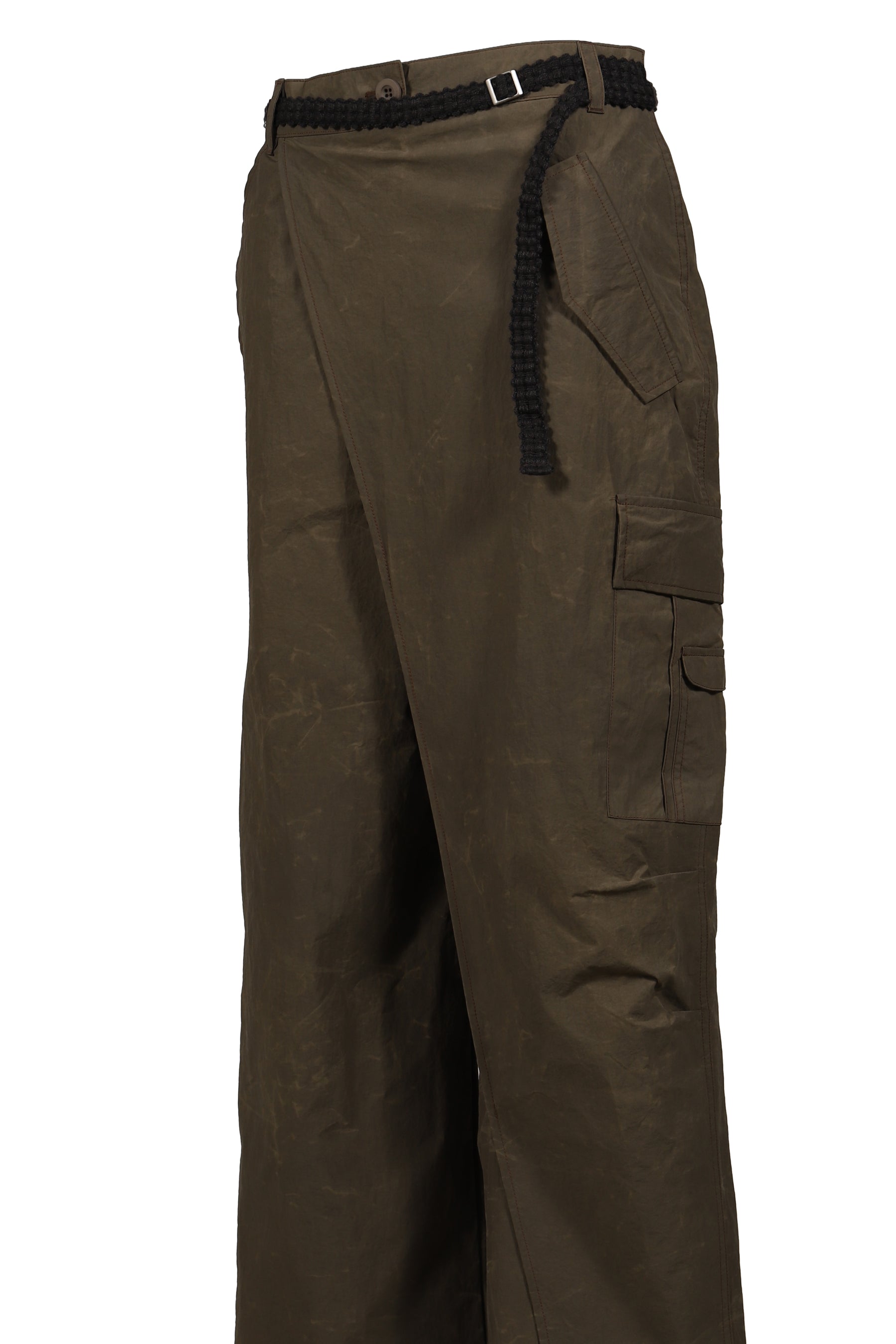 CARGO WRAP PANTS / TAUPE