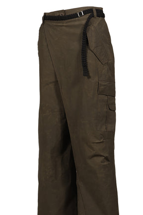 CARGO WRAP PANTS / TAUPE