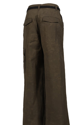 CARGO WRAP PANTS / TAUPE